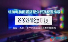 <b>2024年1月組裝電腦配置搭配分析及配置單推薦（共16套）</b>